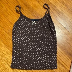 BACK TO SCHOOL TANK! cute brown Brandy Melville tank